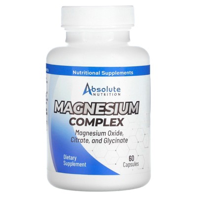 Absolute Nutrition Magnesium Complex, 60 Capsules (250 mg per Capsule)