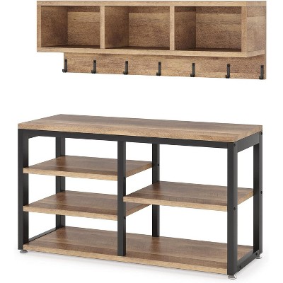 Tribesigns Coat Shoe Stand Set