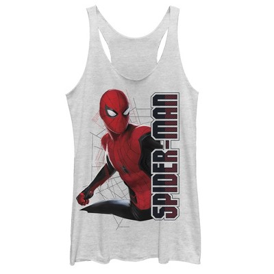Women's Marvel Spider-Man: Far From Home Web Coordinates Racerback Tank Top