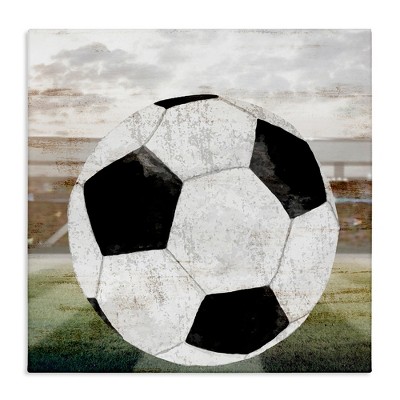 Stupell Industries Rustic Soccer Ball Field, 24" x 24"