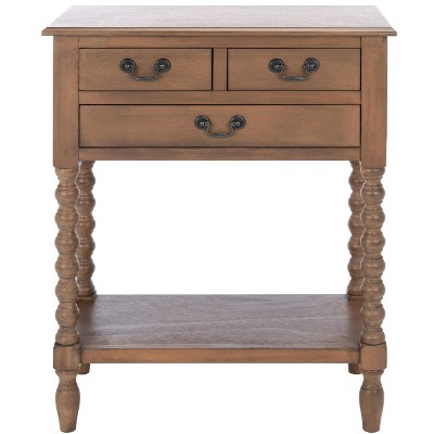 Athena 3 Drawer Console Table - CNS5703 -Safavieh