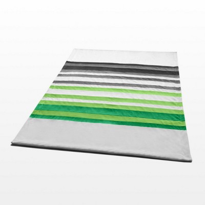 Slickblue Soft Coral Fleece Throw Blanket, 59"x78.7", Stripes Design Color Options, Plush Back, Cozy for Home or Travel