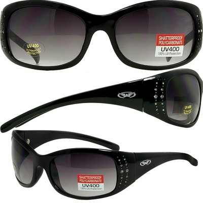 Global Vision Eyewear Marilyn 2 Safety Motorcycle Glasses with Smoke Lenses