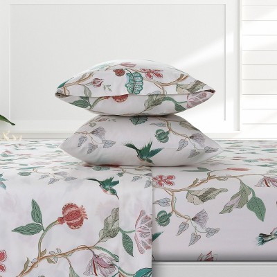 300 Thread Count Organic Cotton Deep Pocket Printed Sheet Set - Azores Home