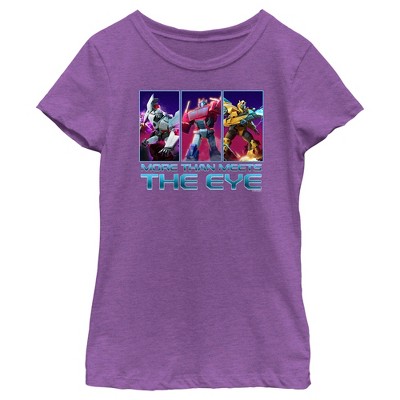 Girl's Transformers: EarthSpark Character Panels T-Shirt