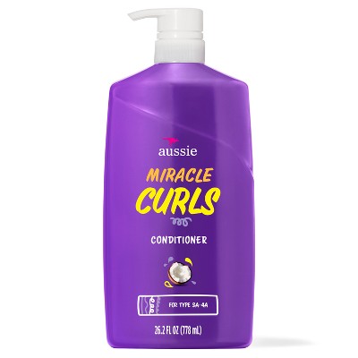 Aussie Miracle Curls with Coconut and Jojoba Oil Paraben-Free Conditioner - 26.2 fl oz