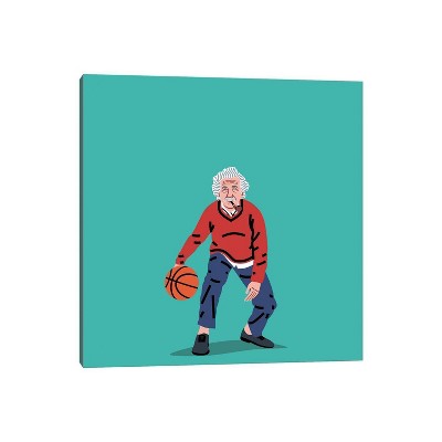 Balling Einstein by Elad Shagrir Unframed Wall Canvas - iCanvas