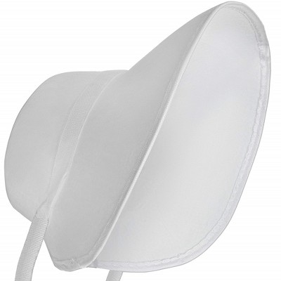 Skeleteen Girls Colonial Costume Bonnet - White