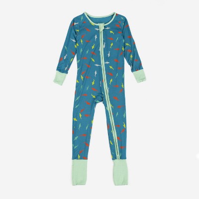 Leveret Kids Footed Bamboo Christmas Pajamas