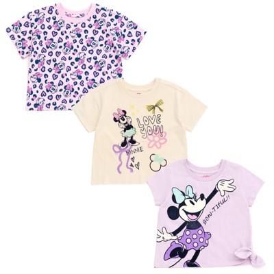 Disney Minnie Mouse 3 Pack T-Shirts Toddler