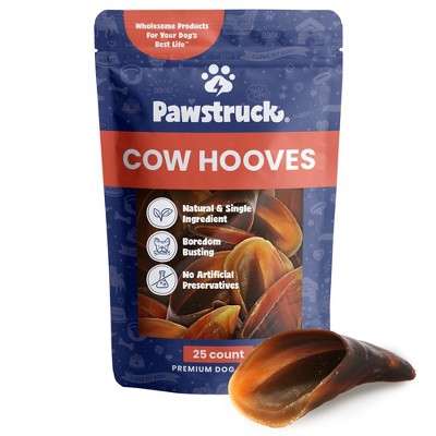 Pawstruck Natural Bulk Cow Hooves for Dogs - Made in the USA Bulk Dog Dental Treats & Dog Chews Beef Hoof, American Made
