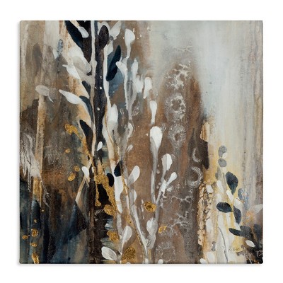 Stupell Industries Abstract Cascading Plants Canvas Wall Art