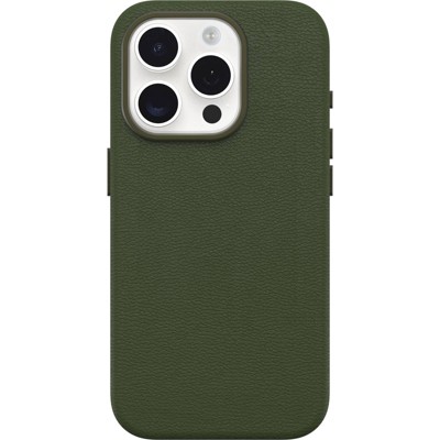 OtterBox iPhone 15 Pro Cactus Leather Symmetry Series Case for MagSafe - Cactus Grove