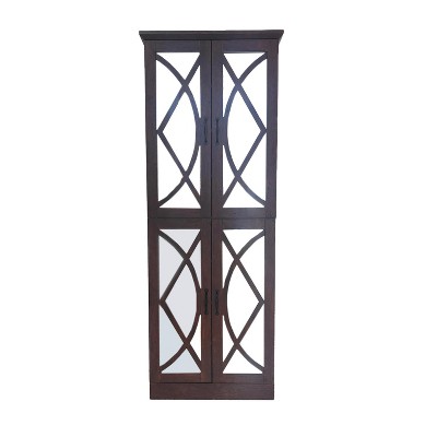 Bella Depot 68-Inch Tall Shoe Wooden Cabinet with Doors, 8-Tier  with Adjustable Shelves