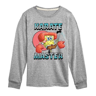 Boys' - SpongeBob SquarePants - Karate Master Long Sleeve Graphic T-Shirt