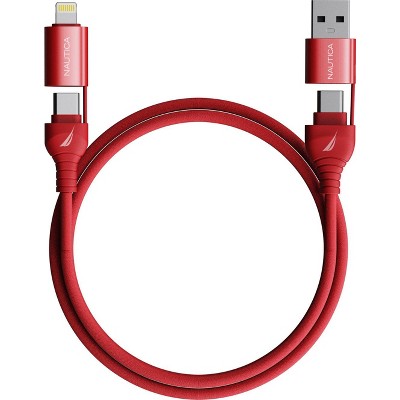 Nautica Multi Port Ultimate all-in-one Charging and Syncing Solution Cable CB400 ( 4In1 ) (100W)