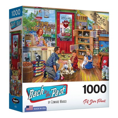 RoseArt Back to the Past Pet Store Friends Jigsaw Puzzle - 1000pc