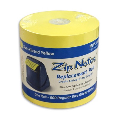Zip Notes Zip Notes Refill Paper, Yellow