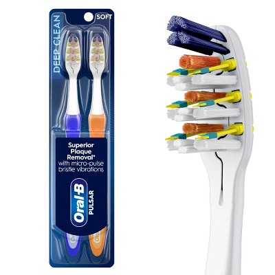 Oral-B Pulsar Expert Clean Battery Powered Toothbrush Soft Bristles