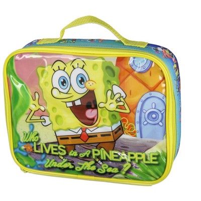 Intimo Nickelodeon SpongeBob SquarePants Bikini Bottom Lunch Box Tote Bag Yellow