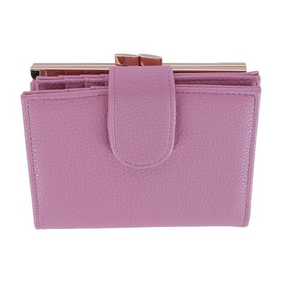 Buxton Women's Beautiful Vegan Leather Lexington Wallet