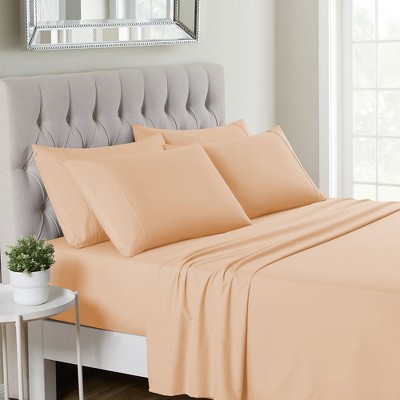 6 Piece Sheet Set, Deluxe Ultra Soft 1500 Series, Double Brushed Microfiber by Sweet Home Collection®