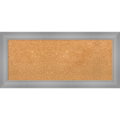 Amanti Art Flair Framed Corkboard, Natural Cork