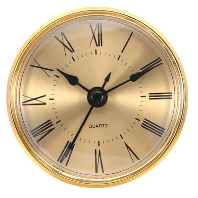 Unique Bargains Quartz Movement Silent Miniature Decorative Clock Insert