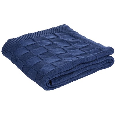 Racer Throw Blanket - Marine Blue - 50" X 60" - Safavieh.