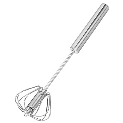 Kitcheniva Stainless Steel Semi-Automatic Egg Whisk 12"