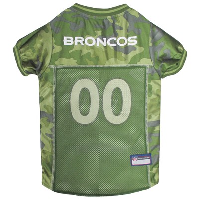 NFL Denver Broncos Pets Camo Football Jersey