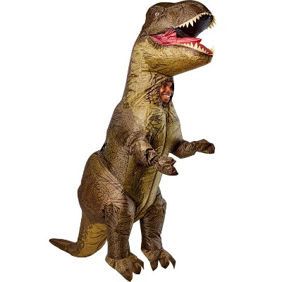 Rubies Jurassic World T-Rex Kids Inflatable Costume with Sound- One Size Fits Most
