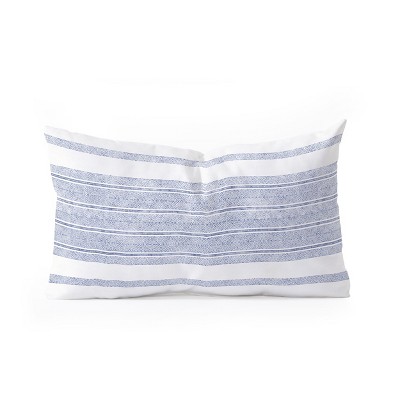 Holli Zollinger CAPRI STRIPES Oblong Throw Pillow - Society6
