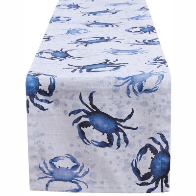 Split P Blue Crab Table Runner 15" X 72"