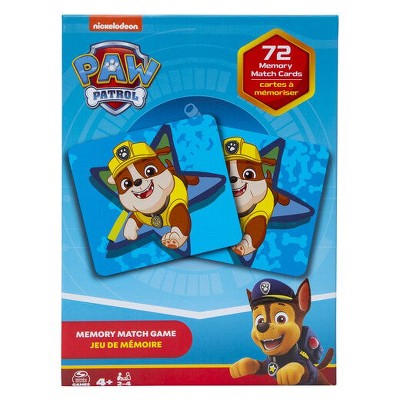 Spin Master Paw Patrol Memory Matching Game - 72 Memory Cards