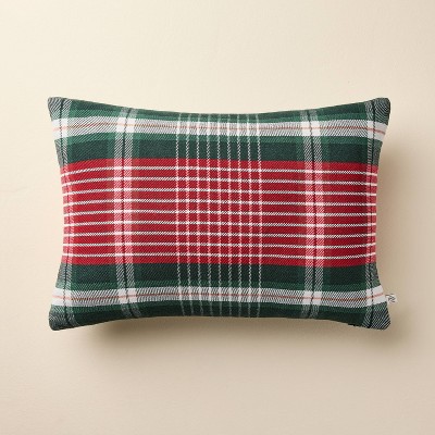 14"x20" Plaid Lumbar Toss Pillows - Hearth & Hand™ with Magnolia