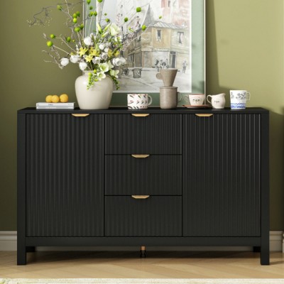 Display Storage Cabinet with Soft-Close Doors,Storage Console Table,Kitchen Cabinet,Modern Storage Cabinet for Living Room-Maison Boucle
