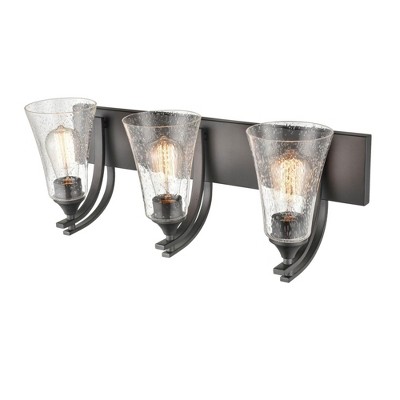 Millennium Lighting Natalie 3 - Light Vanity in  Matte Black
