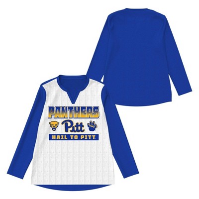 NCAA Pitt Panthers Girls' Long Sleeve Fashion T-Shirt