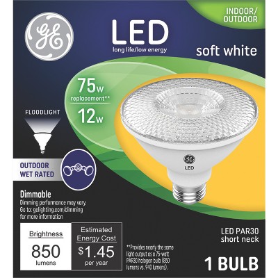 GE 75W PAR30 Soft White Light Bulb
