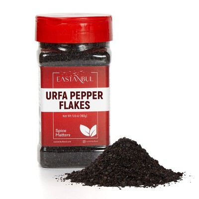 Eastanbul Urfa Pul Biber, Urfa Pepper Flakes, Isot, Blackish-Red Pepper, Special Pul Biber, 5.6oz