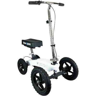 KneeRover All Terrain Fusion Patented Knee Scooter with 4 Wheel Steering