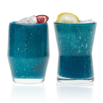 Libbey Prologue Ebb Handblown Hydro Glass Tumblers, Set of 16