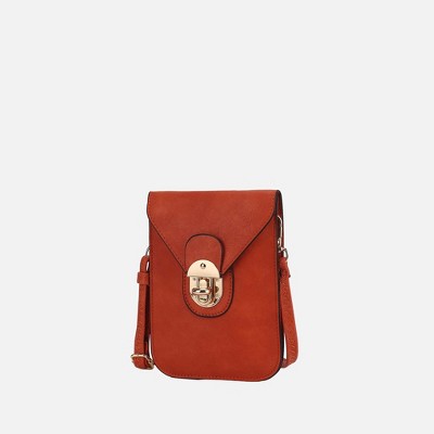MKF Collection Kianna Medium Phone Crossbody Women's Vegan Leather Handbag by Mia K