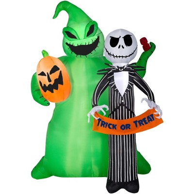 Airblown-Jack Skellington w/Oogie Boogie-LG Scene-Disney