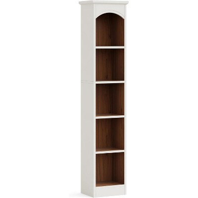 Tribesigns 70.86" Narrow Corner Bookcase, 5-Tier Cubic Bookshelf