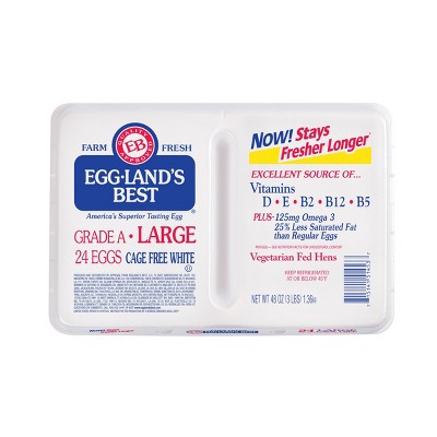 Eggland's Best Cage Free White Grade A Large Eggs - 48oz/24ct