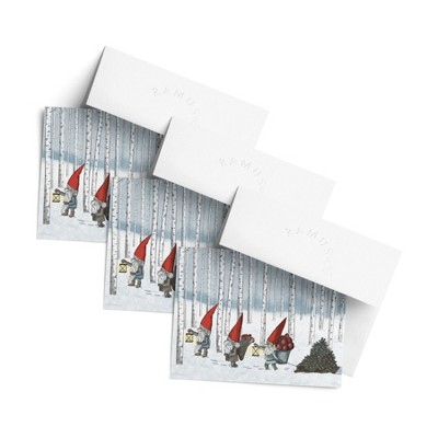 Holiday Winter Greeting Cards "Nordic Gnomes" by Ramus & Co