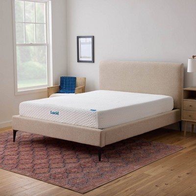 Lucid Comfort Collection Firm 10" Gel Memory Foam Mattress