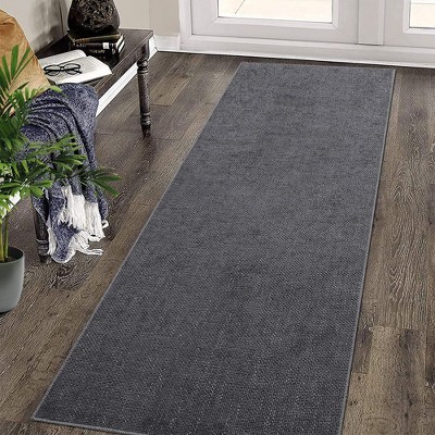 Modern Solid Textured Area Rug Machine Washable Stain Resistant Non-Slip Floor Cover Carpet